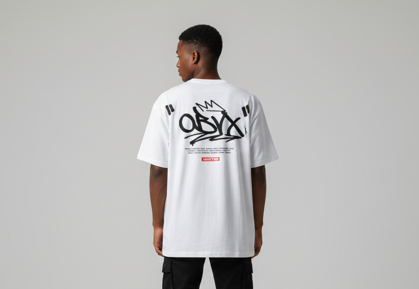 T-shirt Blanc Freedom Dos