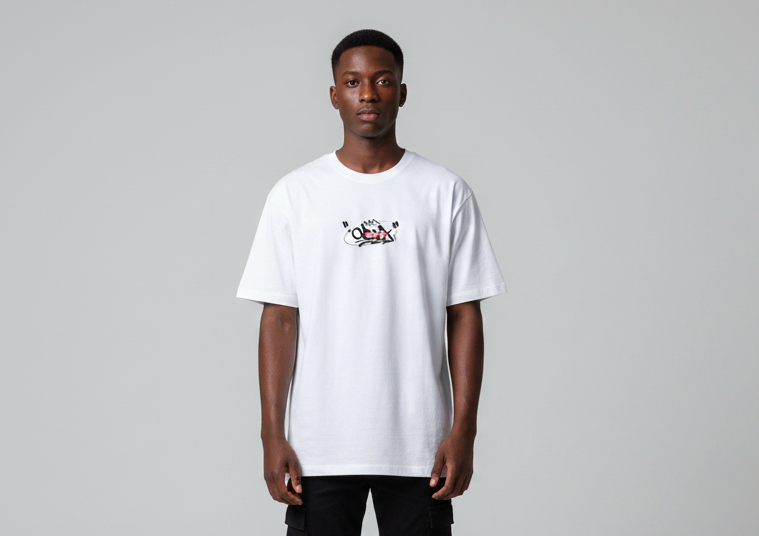 T-shirt OBVX Blanc Édition Limitée - Face