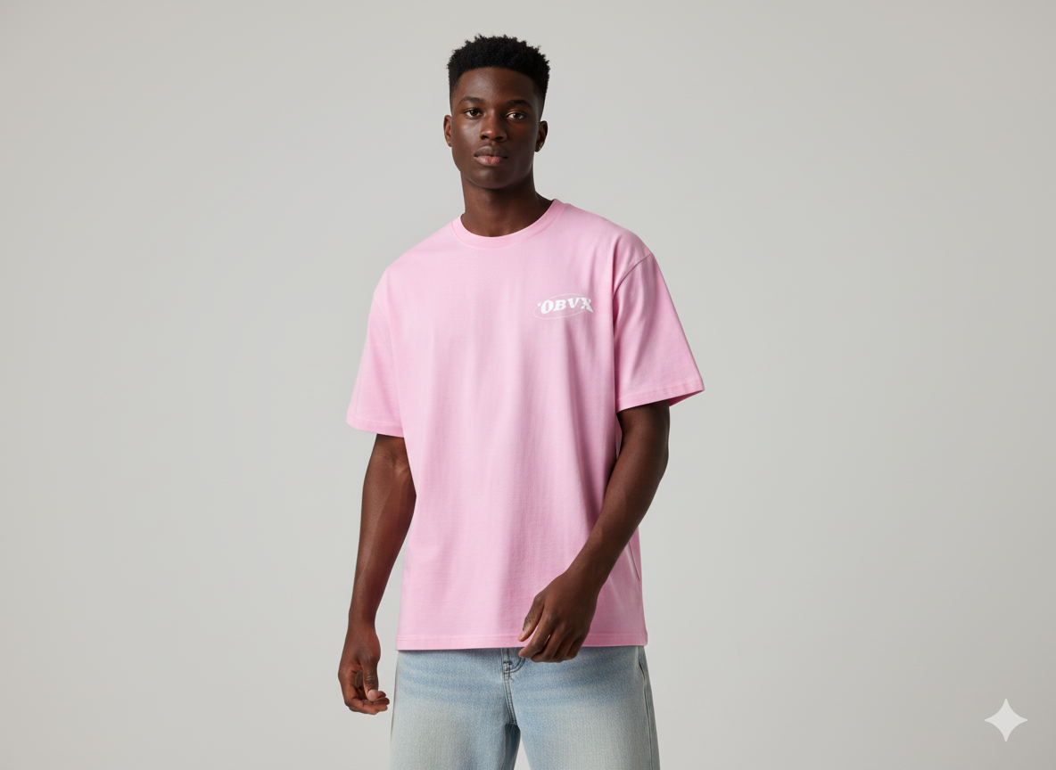 T-shirt OBVX Rose Édition Limitée - Face